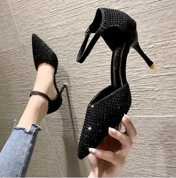dress shoes block heels for women pumps 2021 sandals all-match footwear pointed wedge chunky straps latest bow spring crossdresse, Black
dress shoes block heels for women pumps 2021 sandals all-match footwear pointed wedge chunky straps latest bow spring crossdresse, Black