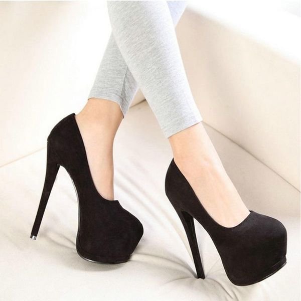 dress shoes woman high heels platform pumps women 14.5cm party wedding tacones mujer plataforma b64-23, Black
dress shoes woman high heels platform pumps women 14.5cm party wedding tacones mujer plataforma b64-23, Black