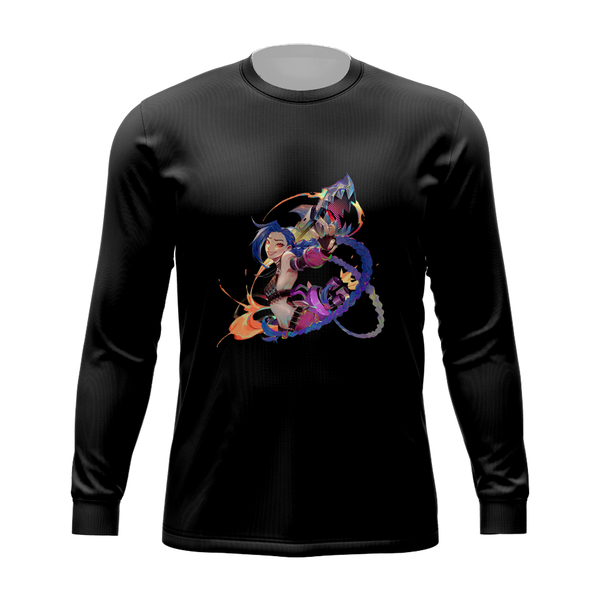 3d printed jinx t-shirt lol arcane cool street game character design, party wear, round neck, high-quality long-sleeved letter print daily t, White;black
3d printed jinx t-shirt lol arcane cool street game character design, party wear, round neck, high-quality long-sleeved letter print daily t, White;black
