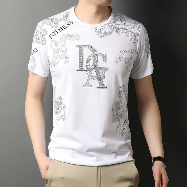 men's t-shirts 2021 summer brand designer mercerized cotton casual short sleeve fashion superior neck t shirt for men's clothes, White;black
men's t-shirts 2021 summer brand designer mercerized cotton casual short sleeve fashion superior neck t shirt for men's clothes, White;black