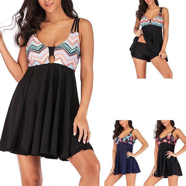 women's swimwear women plus size backless skirtini flower printing tankini girl polyester beachwear split swimsuit 2pcs bikini s-5xl, White;black
women's swimwear women plus size backless skirtini flower printing tankini girl polyester beachwear split swimsuit 2pcs bikini s-5xl, White;black