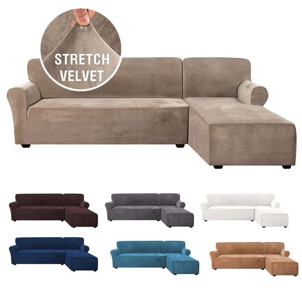 chair covers velvet l shaped sofa cover living room corner couch slipcover sectional stretch elastic canap chaise longue
chair covers velvet l shaped sofa cover living room corner couch slipcover sectional stretch elastic canap chaise longue