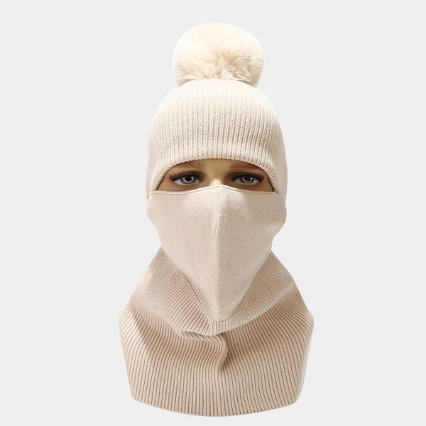 berets 2021 winter hat women's mask set balaclava for girls scarf thick warm knitted inside 2pcs hats, Blue;gray
berets 2021 winter hat women's mask set balaclava for girls scarf thick warm knitted inside 2pcs hats, Blue;gray