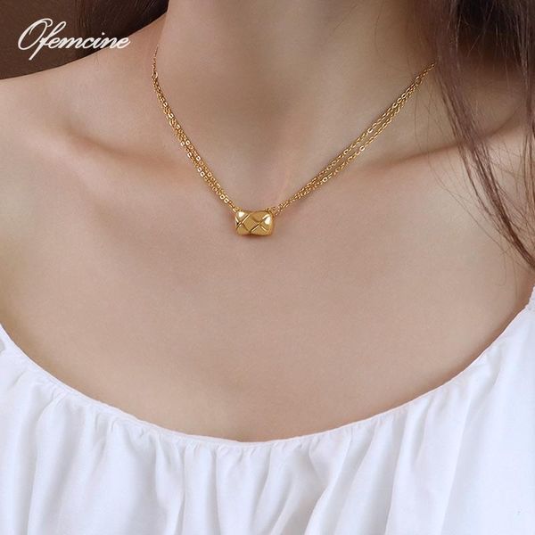 chains vintage boho gold necklace for women geometric pendant punk choker titanium steel jewelry friends chain necklaces accessory, Silver
chains vintage boho gold necklace for women geometric pendant punk choker titanium steel jewelry friends chain necklaces accessory, Silver