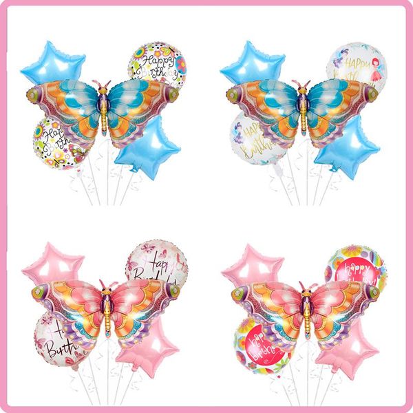 party decoration 6pcs butterfly balloon set large blue pink wedding children's birthday
party decoration 6pcs butterfly balloon set large blue pink wedding children's birthday