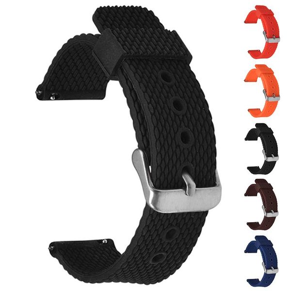 watch bands beafiry soft silicone band 18mm 20mm 22mm 24mm grid pattern black strap waterproof watchband blue orange brown red, Black;brown
watch bands beafiry soft silicone band 18mm 20mm 22mm 24mm grid pattern black strap waterproof watchband blue orange brown red, Black;brown