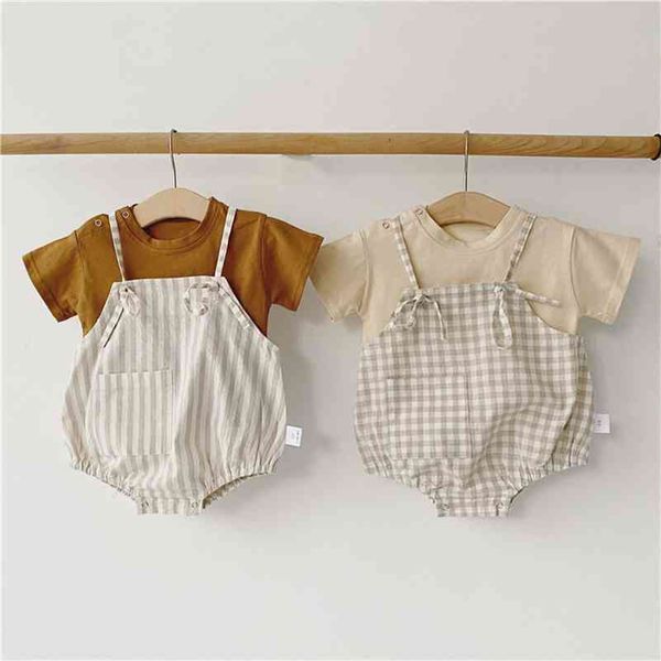 melario baby girls rompers summer newborn baby clothes girls boys newborn jumpsuits outfits fashion plaid baby bodysuit 6-24m 210412, White
melario baby girls rompers summer newborn baby clothes girls boys newborn jumpsuits outfits fashion plaid baby bodysuit 6-24m 210412, White