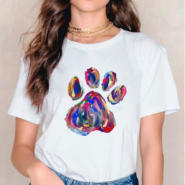 dog pet lover color womens t shirts paw short sleeve print clothes tshirts ladies female tee clothing, White
dog pet lover color womens t shirts paw short sleeve print clothes tshirts ladies female tee clothing, White