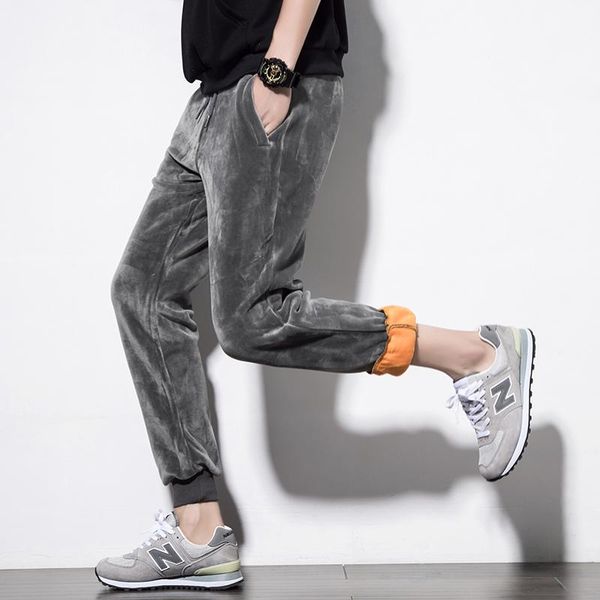 men's pants 2021 men lined fleece winter lamb cashmere male warm casual harem trousers autumn sweatpants, Black
men's pants 2021 men lined fleece winter lamb cashmere male warm casual harem trousers autumn sweatpants, Black