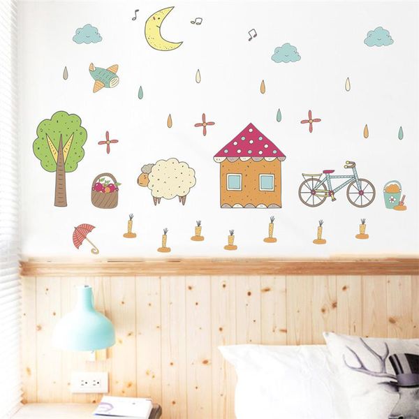 wall stickers cartoon village house scenery sticker for kids room bedroom home decor pastoral mural art diy pvc decals
wall stickers cartoon village house scenery sticker for kids room bedroom home decor pastoral mural art diy pvc decals