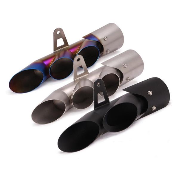universal modified motorcycle exhaust muffler pipe dual/three outlet r1 r6 r15 fz1 mt09 atv escape moto system
universal modified motorcycle exhaust muffler pipe dual/three outlet r1 r6 r15 fz1 mt09 atv escape moto system