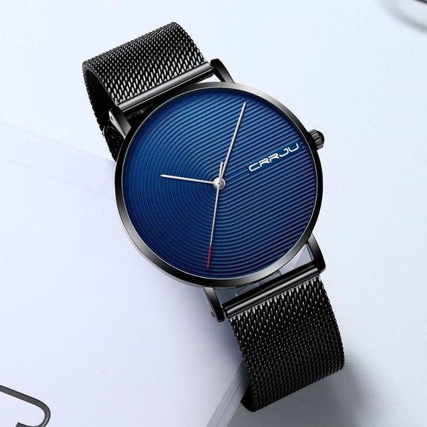 wristwatches crrju men mesh band stainless steel ultra thin watch men's fashion business calendar watches analog leisure quartz wristwa, Slivery;brown
wristwatches crrju men mesh band stainless steel ultra thin watch men's fashion business calendar watches analog leisure quartz wristwa, Slivery;brown