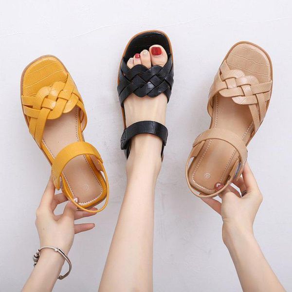 sandals women summer roman style crocodile print braided hook&loop open toe casual soft comfort woman flats plus size, Black
sandals women summer roman style crocodile print braided hook&loop open toe casual soft comfort woman flats plus size, Black