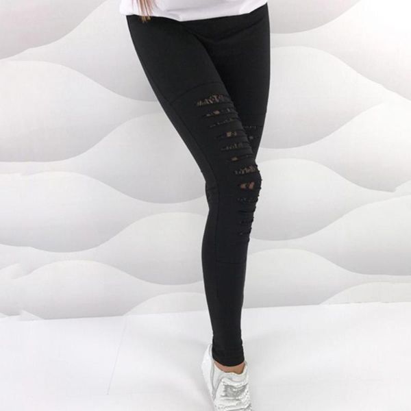 women's leggings 70% sell women ripped lace patchwork stretch solid color skinny pencil pants, Black
women's leggings 70% sell women ripped lace patchwork stretch solid color skinny pencil pants, Black