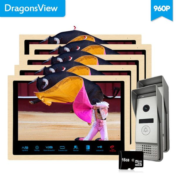 dragonsview video door bell doorphone intercom with motion recording ir doorbell camera call panel wide angle golden metal phones
dragonsview video door bell doorphone intercom with motion recording ir doorbell camera call panel wide angle golden metal phones