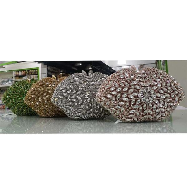 Designer dinner bagEvening Bags Crystal Clutches For Women Fashion Zinc Case Full Rhinestones Bag Wedding Party Purse Packet Banquet Clutch
Designer dinner bagEvening Bags Crystal Clutches For Women Fashion Zinc Case Full Rhinestones Bag Wedding Party Purse Packet Banquet Clutch