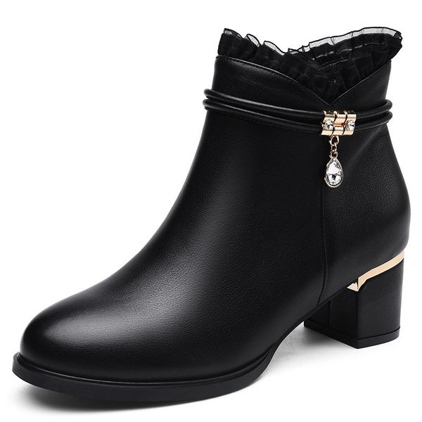 boots women shoes autumn winter square heeled genuine leather plus velvet short casual martin high heels m0010 hm6q, Black
boots women shoes autumn winter square heeled genuine leather plus velvet short casual martin high heels m0010 hm6q, Black