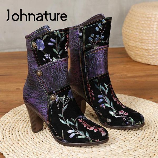 boots johnature high heel women shoes genuine leather print cloth mixed colors retro 2021 winter zip handmade platform, Black
boots johnature high heel women shoes genuine leather print cloth mixed colors retro 2021 winter zip handmade platform, Black