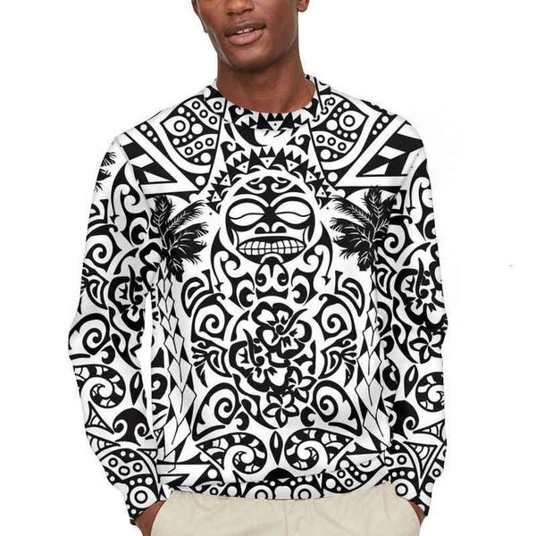 men's hoodies sweatshirts polynian round neck men's sweater in autumn and winter long sleeve top, Black
men's hoodies sweatshirts polynian round neck men's sweater in autumn and winter long sleeve top, Black