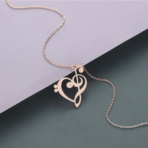 jewelry on the neck heart necklaces women couple note pendants stainless steel rose gold chains fashion color pendant, Silver
jewelry on the neck heart necklaces women couple note pendants stainless steel rose gold chains fashion color pendant, Silver