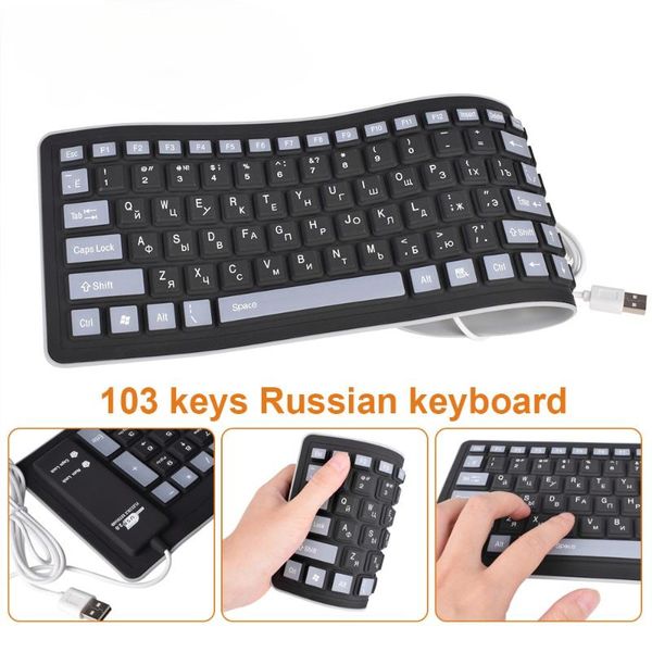 103keys russian keyboard letters silicon teclado layout usb interface flexible pc desklapwired keyboards
103keys russian keyboard letters silicon teclado layout usb interface flexible pc desklapwired keyboards