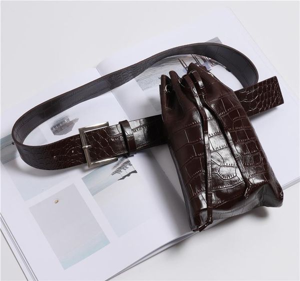 waist bags caker brand 2021 women alligator pu leather black brown drawstring belt wholesale
waist bags caker brand 2021 women alligator pu leather black brown drawstring belt wholesale