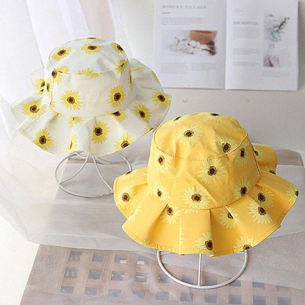 caps & hats 2021 spring and autumn sunflower children's fisherman hat fashion cute girl princess big eaves sunscreen baby pot, Yellow
caps & hats 2021 spring and autumn sunflower children's fisherman hat fashion cute girl princess big eaves sunscreen baby pot, Yellow
