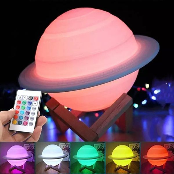 night lights 3d print moon lamps rgb saturn lamp with remote rechargeable nursery light for kids baby friend lover birthday room decor
night lights 3d print moon lamps rgb saturn lamp with remote rechargeable nursery light for kids baby friend lover birthday room decor