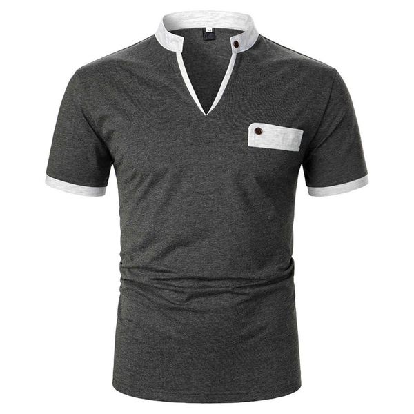 men's polos feitong men short sleeve shirt casual fake pocket v-neck button short-sleeved clothing spring summer streetwear, White;black
men's polos feitong men short sleeve shirt casual fake pocket v-neck button short-sleeved clothing spring summer streetwear, White;black