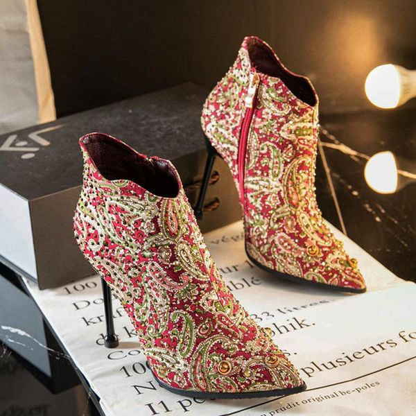 boots luxury female botas 2021 winter designer party wedding pumps fashion warm high heels zipper ankle mujer zapatos, Black
boots luxury female botas 2021 winter designer party wedding pumps fashion warm high heels zipper ankle mujer zapatos, Black