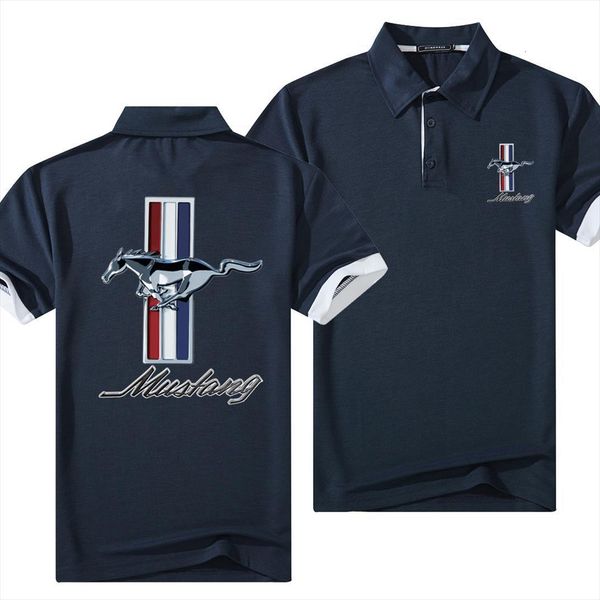 summer mustang brand logo lapel mens polos cotton tee shirts casual breathable short sleeve 5 color, White;black
summer mustang brand logo lapel mens polos cotton tee shirts casual breathable short sleeve 5 color, White;black