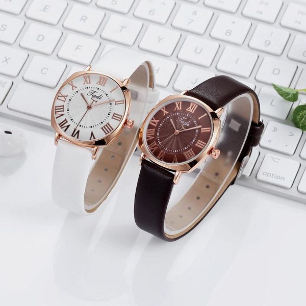 wristwatches 2021 woman watches fashion wristwatch retro design women dress watch analoy quartz leather gift lovers montre relogio*m, Slivery;brown
wristwatches 2021 woman watches fashion wristwatch retro design women dress watch analoy quartz leather gift lovers montre relogio*m, Slivery;brown