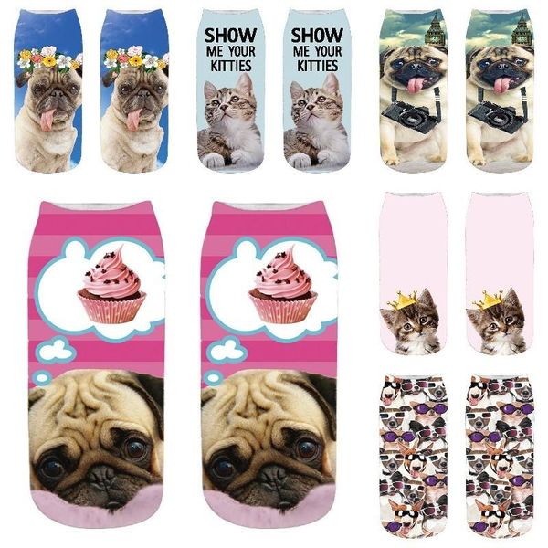 men's socks rubu lovely cute casual cotton women 3d print kawaii cat dogs animal funny low ankle female meias, Black
men's socks rubu lovely cute casual cotton women 3d print kawaii cat dogs animal funny low ankle female meias, Black