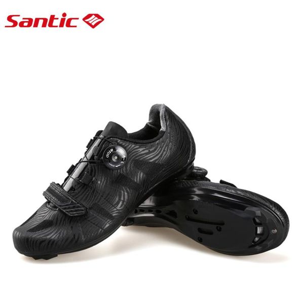 cycling footwear santic men's road lock shoes lace-up nylon sole bike sneakers athletic racing team n-14 rotating button bicycle, Black
cycling footwear santic men's road lock shoes lace-up nylon sole bike sneakers athletic racing team n-14 rotating button bicycle, Black
