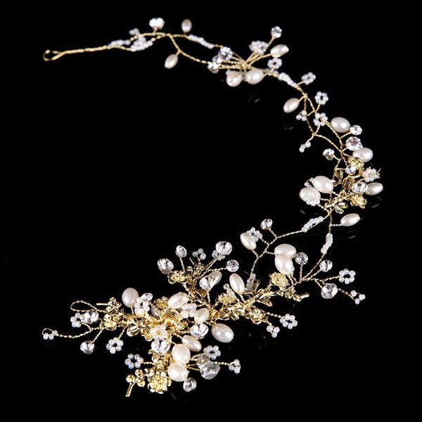 hair clips & barrettes bridal headgear european and american weaving crystal pearl headband wedding dress leaf headdress accessories, Golden;silver
hair clips & barrettes bridal headgear european and american weaving crystal pearl headband wedding dress leaf headdress accessories, Golden;silver