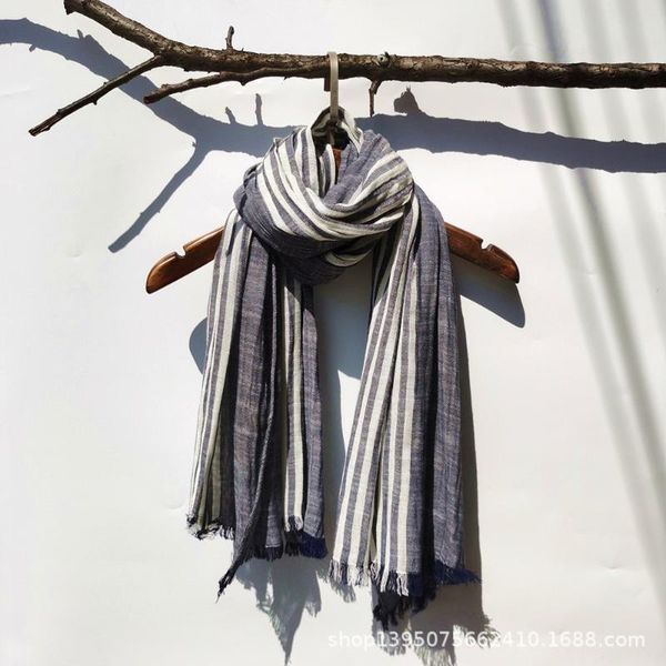 scarves cotton linen men scarf short tassel striped male brand bufanda long shawl fashion retro style men's, Blue;gray
scarves cotton linen men scarf short tassel striped male brand bufanda long shawl fashion retro style men's, Blue;gray