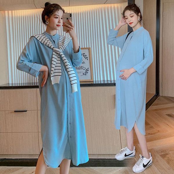 maternity dresses 3683# clothes spring autumn long sleeves cotton two piece dress easy matching loose pregnant women mom, White
maternity dresses 3683# clothes spring autumn long sleeves cotton two piece dress easy matching loose pregnant women mom, White