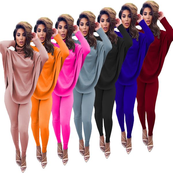 xs 2 piece pants women matching sets hoodies leggings tracksuits solid batwing sleeve plus size 3xl turtlenneck fall winter clothes 5765, White
xs 2 piece pants women matching sets hoodies leggings tracksuits solid batwing sleeve plus size 3xl turtlenneck fall winter clothes 5765, White