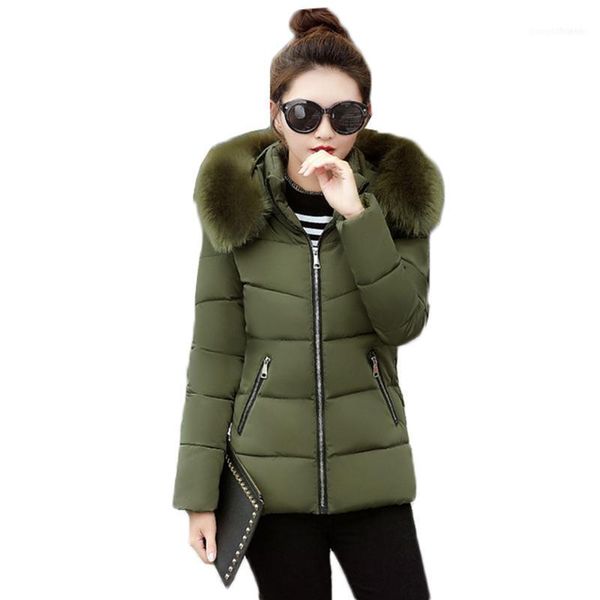 women's down & parkas 2021 fashion winter jacket women big fur cotton padded thick female coat slim warm basic y5191, Black
women's down & parkas 2021 fashion winter jacket women big fur cotton padded thick female coat slim warm basic y5191, Black
