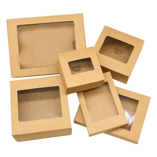 6pcs kraft paper gift box black white cookies candy with clear window for wedding birthday party supplies soap packing decor wrap
6pcs kraft paper gift box black white cookies candy with clear window for wedding birthday party supplies soap packing decor wrap