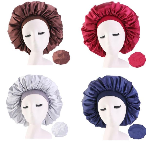 women big size satin silk bonnet sleep hats night cap men head cover hat for curly springy hair black shower caps
women big size satin silk bonnet sleep hats night cap men head cover hat for curly springy hair black shower caps