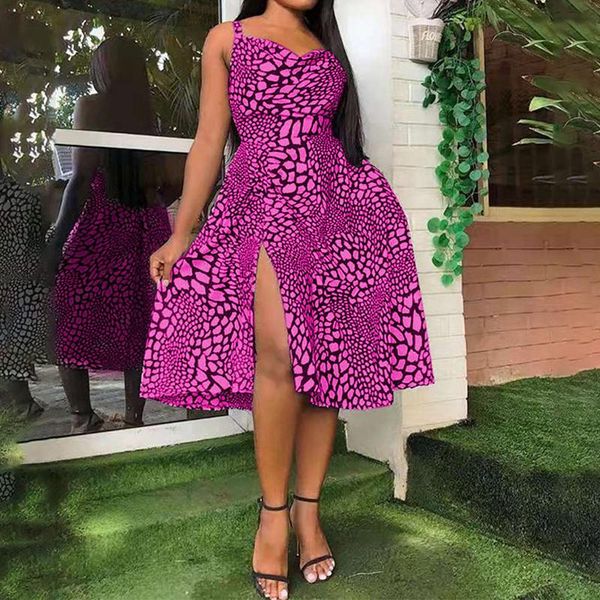 casual dresses spaghetti strap printed summer slit midi dress elegant chic sleeveless streetwear, Black;gray
casual dresses spaghetti strap printed summer slit midi dress elegant chic sleeveless streetwear, Black;gray