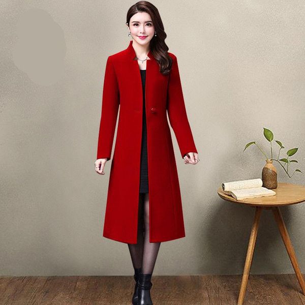 jacket women coat jinfeng woolen female fall winter veste manteau femme women's wool & blends, Black
jacket women coat jinfeng woolen female fall winter veste manteau femme women's wool & blends, Black