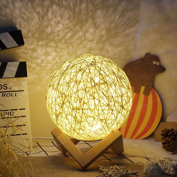 table lamps led desknight lamp hand-woven rattan lampshade living room bedroom bedside read decorative lights wedding decoration
table lamps led desknight lamp hand-woven rattan lampshade living room bedroom bedside read decorative lights wedding decoration