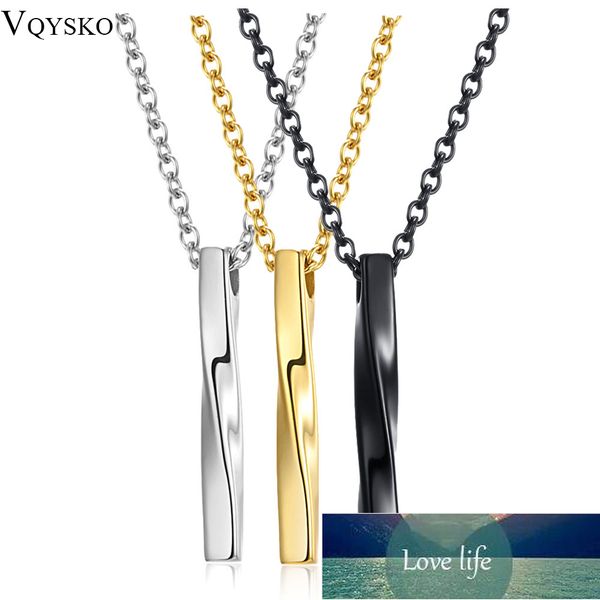 christmas gift square twisted column pendant necklace for men women stainless steel male female couple jewelry party accessories factory pri, Silver
christmas gift square twisted column pendant necklace for men women stainless steel male female couple jewelry party accessories factory pri, Silver