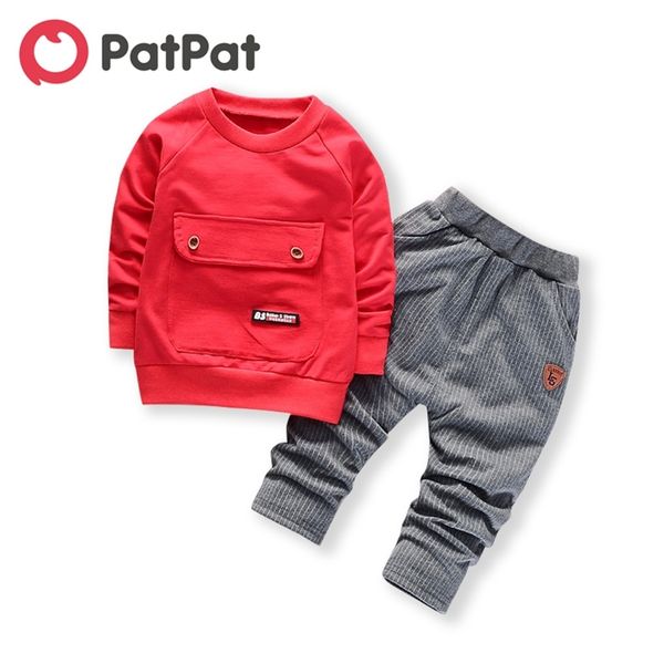 autumn and winter pocket front sweatshirt pants set for toddler boy sets baby kids clothing 210528, White
autumn and winter pocket front sweatshirt pants set for toddler boy sets baby kids clothing 210528, White