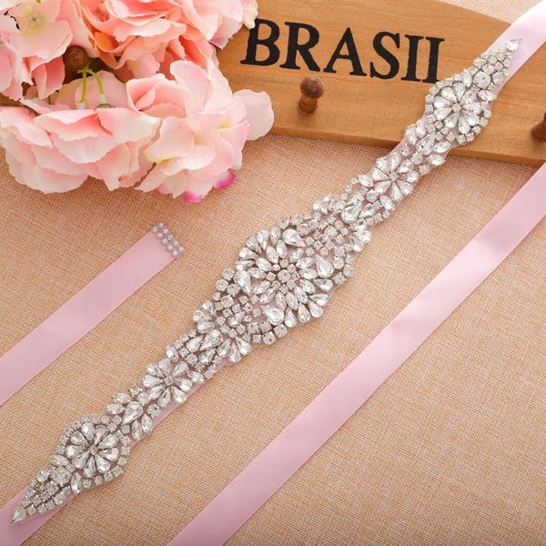 wedding sashes sesthfar rhinestones bridal belt crystal sliver diamond sash for bridesmaid dress, White
wedding sashes sesthfar rhinestones bridal belt crystal sliver diamond sash for bridesmaid dress, White