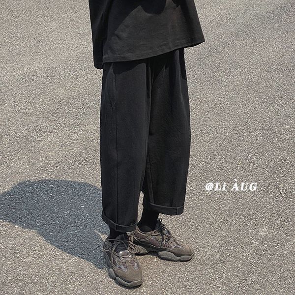 men's pants breathable loose cargo casual cotton linen fabric straight streetwear black/blue/grey joggers sweatpants p4ig
men's pants breathable loose cargo casual cotton linen fabric straight streetwear black/blue/grey joggers sweatpants p4ig