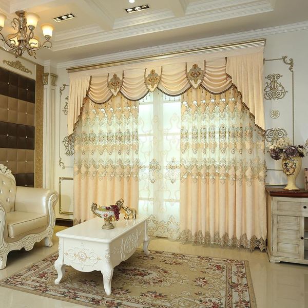 curtain & drapes custom curtains for living room bedroom embroidered fabric european-style cashmere chenille ceiling installation
curtain & drapes custom curtains for living room bedroom embroidered fabric european-style cashmere chenille ceiling installation