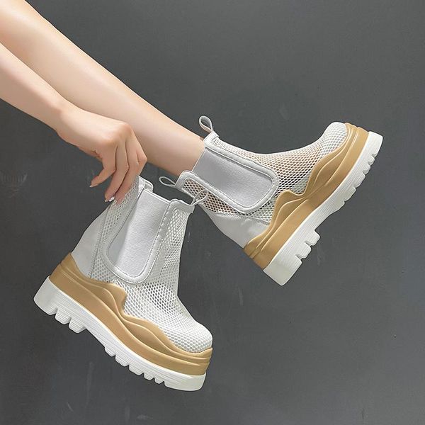 boots women's shoes fashion round toe breathable ankle women 2021 summer mesh high heels ladies height increase, Black
boots women's shoes fashion round toe breathable ankle women 2021 summer mesh high heels ladies height increase, Black